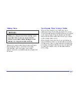 Preview for 209 page of Chevrolet 2001 Malibu Owner'S Manual