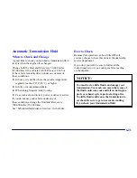 Предварительный просмотр 344 страницы Chevrolet 2002 Avalanche Owner'S Manual