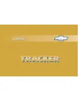 Chevrolet 2002 tracker Owner'S Manual preview