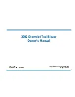 Preview for 3 page of Chevrolet 2002 TrailBlazer Owner'S Manual