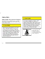 Предварительный просмотр 14 страницы Chevrolet 2004 Blazer Owner'S Manual