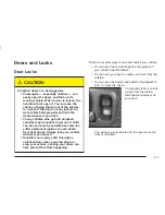 Предварительный просмотр 73 страницы Chevrolet 2004 Blazer Owner'S Manual