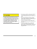 Предварительный просмотр 243 страницы Chevrolet 2004 Blazer Owner'S Manual