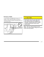 Предварительный просмотр 317 страницы Chevrolet 2005 TrailBlazer Owner'S Manual