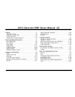 Preview for 2 page of Chevrolet 2006 HHR Owner'S Manual