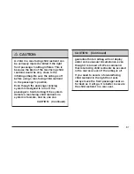 Preview for 81 page of Chevrolet 2007 Avalanche Owner'S Manual