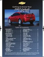 Chevrolet 2007 Cobalt Service Manual предпросмотр