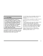 Preview for 21 page of Chevrolet 2007 TrailBlazer Owner'S Manual