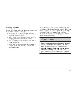 Preview for 327 page of Chevrolet 2007 TrailBlazer Owner'S Manual