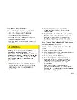 Preview for 319 page of Chevrolet Avalanche 2005 Owner'S Manual