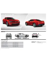 Предварительный просмотр 12 страницы Chevrolet Camaro 2014 Specifications