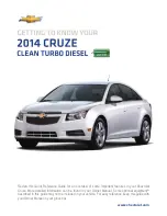 Chevrolet Cruse 2014 Getting To Know Manual preview