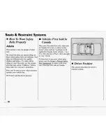 Preview for 20 page of Chevrolet LUMINA 1994 Owner'S Manual