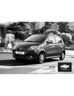 Preview for 1 page of Chevrolet MATIZ Specifications