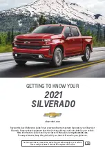 Preview for 1 page of Chevrolet Silverado 2021 Getting To Know Manual