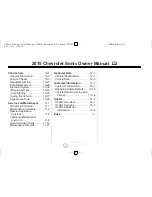 Предварительный просмотр 3 страницы Chevrolet Sonic 2015 Owner'S Manual