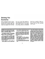 Preview for 9 page of Chevrolet station wagon 1970 Important Operating, Maintenance And Safety Instructions