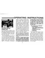 Preview for 10 page of Chevrolet station wagon 1970 Important Operating, Maintenance And Safety Instructions