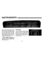 Preview for 17 page of Chevrolet station wagon 1970 Important Operating, Maintenance And Safety Instructions