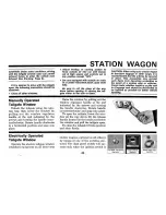 Preview for 50 page of Chevrolet station wagon 1970 Important Operating, Maintenance And Safety Instructions