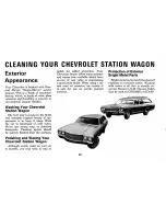 Preview for 55 page of Chevrolet station wagon 1970 Important Operating, Maintenance And Safety Instructions