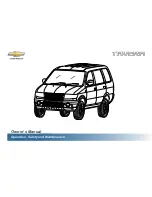 Chevrolet Tavera Owner'S Manual preview