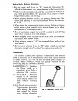 Preview for 31 page of Chevrolet truck 1960 Operator'S Manual