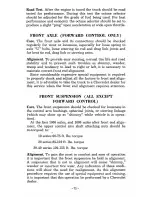 Preview for 73 page of Chevrolet truck 1960 Operator'S Manual