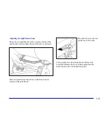 Preview for 21 page of Chevrolet VENTURE 2001 Manual