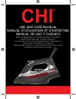 Preview for 1 page of CHI 13101 Use And Care Manual