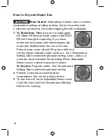 Preview for 6 page of CHI 13101 Use And Care Manual