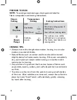 Предварительный просмотр 8 страницы CHI 13102 Use And Care Manual