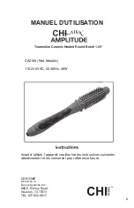 Preview for 7 page of CHI Air AMPLITUDE Owner'S Manual