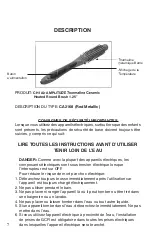 Preview for 8 page of CHI Air AMPLITUDE Owner'S Manual