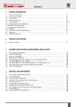 Preview for 6 page of Chiaravalli CHPL Series Installation, Maintenance And Operation Instructions