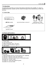 Preview for 3 page of Chiayo AMP-500 Operation Manual