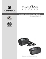 Chiayo Coach Pro 500 Operation Manual предпросмотр