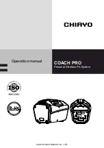 Chiayo COACH PRO Operation Manual preview