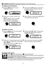 Предварительный просмотр 4 страницы Chiayo CR-711 Operation Manual