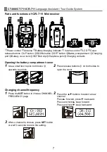 Предварительный просмотр 8 страницы Chiayo CR-711 Operation Manual