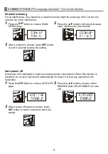 Предварительный просмотр 10 страницы Chiayo CR-711 Operation Manual