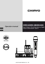 Предварительный просмотр 1 страницы Chiayo DB-5400 Operation Manual