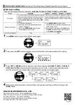 Предварительный просмотр 20 страницы Chiayo DB-5400 Operation Manual