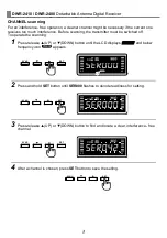 Предварительный просмотр 4 страницы Chiayo DWR-2410 Operation Manual