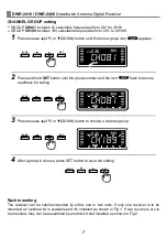 Preview for 6 page of Chiayo DWR-2410 Operation Manual