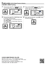 Preview for 4 page of Chiayo DWR-2410M Operation Manual