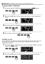 Предварительный просмотр 4 страницы Chiayo DWR-2420 Operation Manual