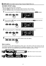 Предварительный просмотр 6 страницы Chiayo DWR-2420 Operation Manual