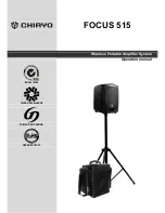 Chiayo FOCUS 515 Operation Manual preview