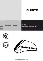 Chiayo Italk Operation Manual preview